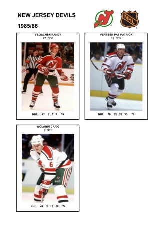 NHL njd 1985-86 foto hracu9