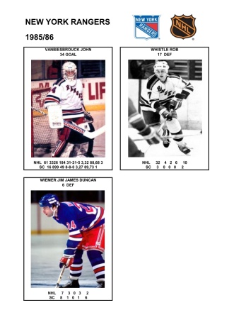 NHL nyr 1985-86 foto hracu10