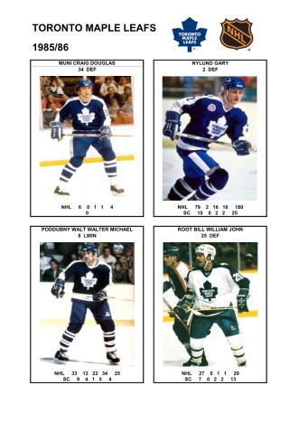 NHL tor 1985-86 foto hracu7