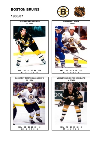 NHL bos 1986-87 foto hracu5