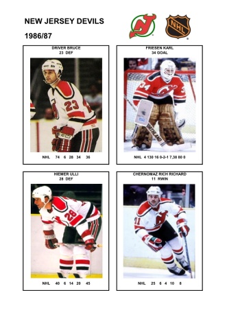 NHL njd 1986-87 foto hracu4