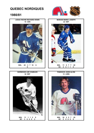 NHL que 1980-81 foto hracu6