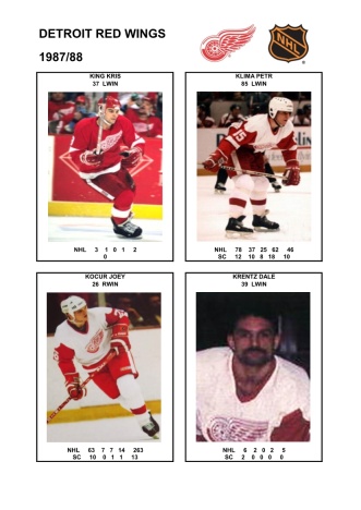 NHL det 1987-88 foto hracu5