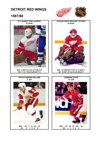 NHL det 1987-88 foto hracu9