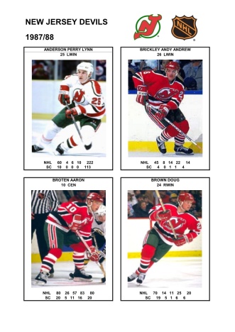 NHL njd 1987-88 foto hracu1