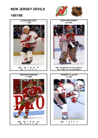 NHL njd 1987-88 foto hracu7