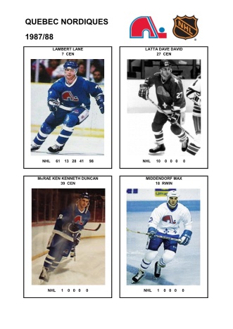 NHL que 1987-88 foto hracu6