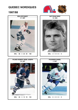 NHL que 1987-88 foto hracu7