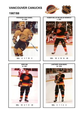 NHL van 1987-88 foto hracu4