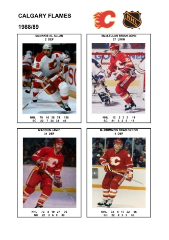 NHL cgy 1988-89 foto hracu4