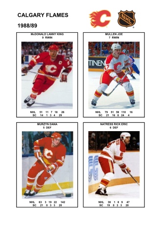 NHL cgy 1988-89 foto hracu5