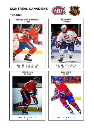 NHL mtl 1988-89 foto hracu4