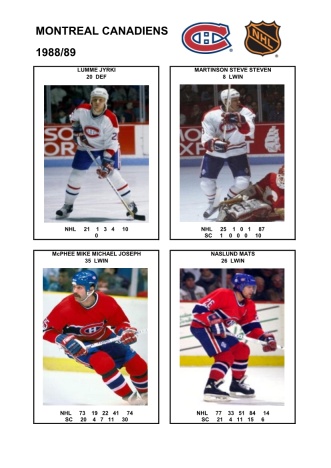 NHL mtl 1988-89 foto hracu6