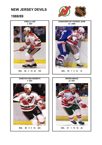 NHL njd 1988-89 foto hracu3