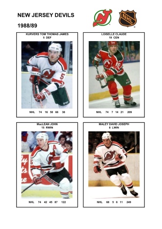 NHL njd 1988-89 foto hracu5