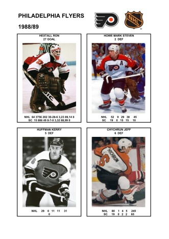 NHL phi 1988-89 foto hracu4