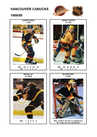 NHL van 1988-89 foto hracu5