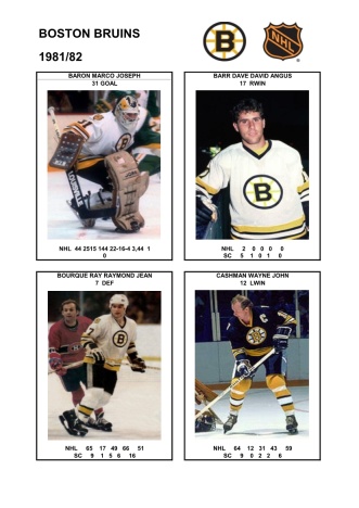 NHL bos 1981-82 foto hracu1