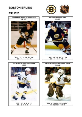 NHL bos 1981-82 foto hracu7