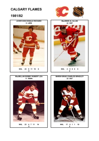 NHL cgy 1981-82 foto hracu6