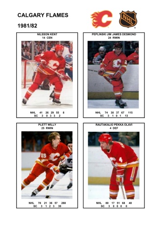 NHL cgy 1981-82 foto hracu8