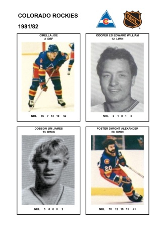 NHL colr 1981-82 foto hracu2