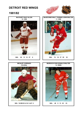 NHL det 1981-82 foto hracu5