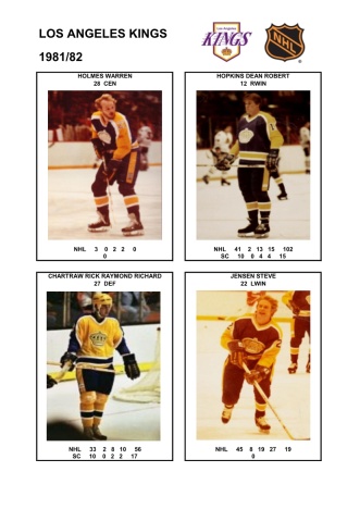 NHL lak 1981-82 foto hracu4