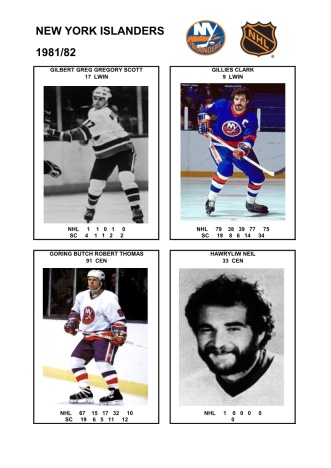 NHL nyi 1981-82 foto hracu2