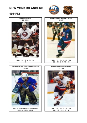 NHL nyi 1981-82 foto hracu4