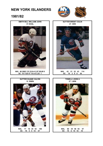 NHL nyi 1981-82 foto hracu6