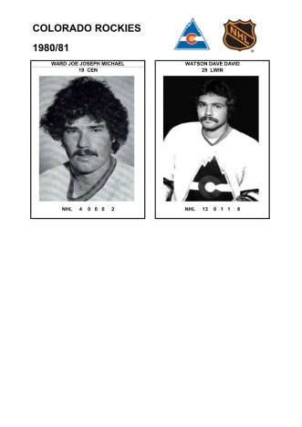 NHL colr 1980-81 foto hracu11