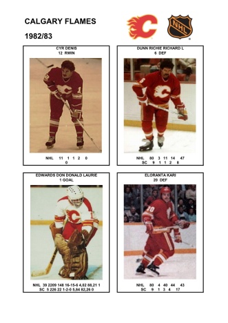 NHL cgy 1982-83 foto hracu2