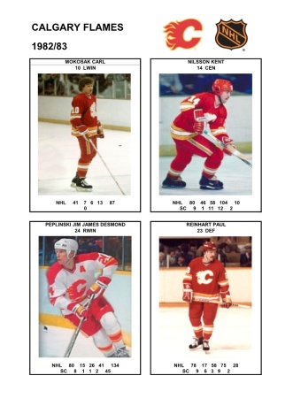 NHL cgy 1982-83 foto hracu7