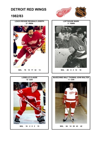 NHL det 1982-83 foto hracu5