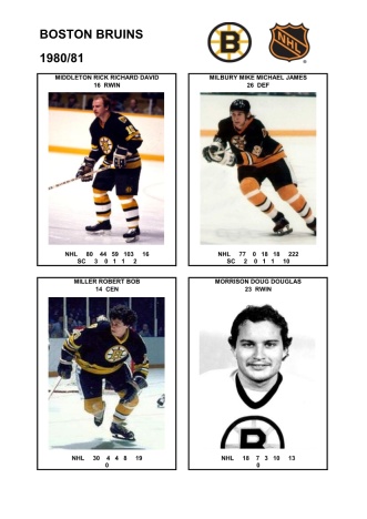 NHL bos 1980-81 foto hracu5