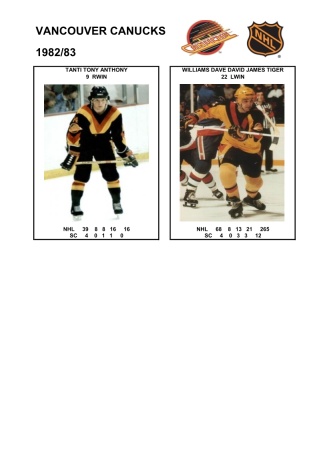 NHL van 1982-83 foto hracu9