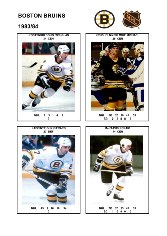 NHL bos 1983-84 foto hracu5