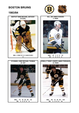 NHL bos 1983-84 foto hracu7