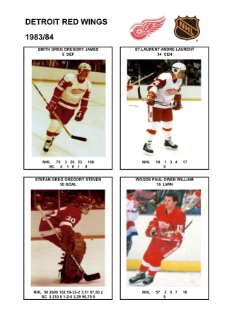 NHL det 1983-84 foto hracu8