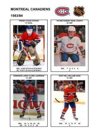 NHL mtl 1983-84 foto hracu8