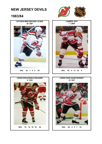 NHL njd 1983-84 foto hracu5