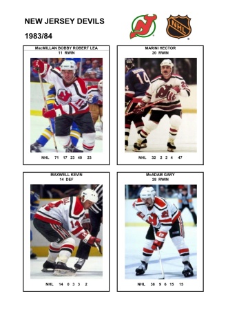 NHL njd 1983-84 foto hracu7