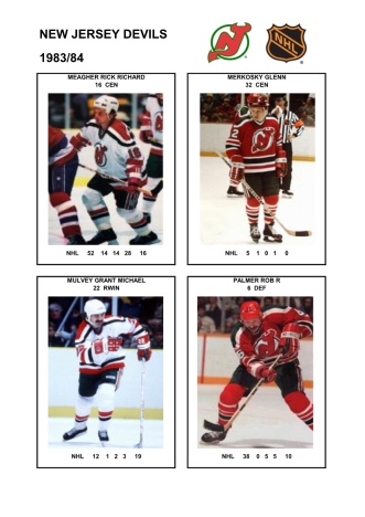 NHL njd 1983-84 foto hracu8