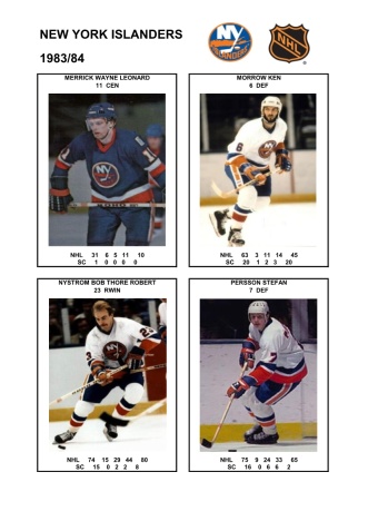 NHL nyi 1983-84 foto hracu6