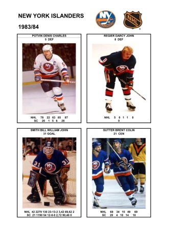 NHL nyi 1983-84 foto hracu7