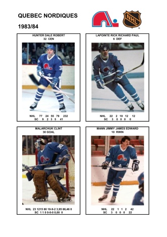 NHL que 1983-84 foto hracu4