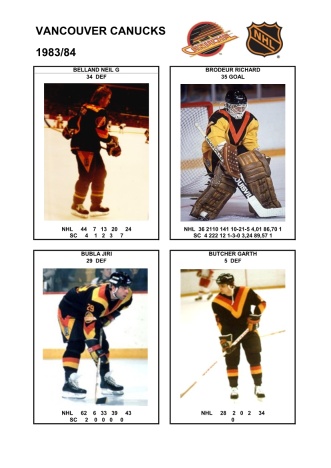 NHL van 1983-84 foto hracu1