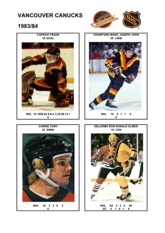 NHL van 1983-84 foto hracu2