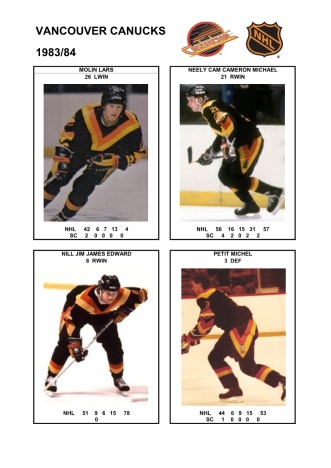 NHL van 1983-84 foto hracu7